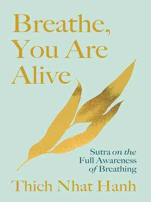 cover image of Breathe, You Are Alive!